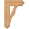Ekena Millwork Funston Arts and Crafts Smooth Bracket w/ Offset Brace, Western Red Cedar, 7 1/2"W x 20"D x 28"H BKT0806X20X28FST03SWR - alternate 4